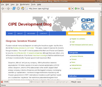 CIPE Blog CIPE Blog